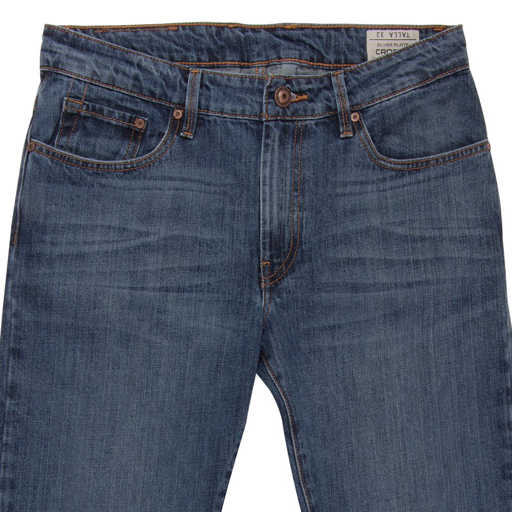 Foto 7 pulgar | Jeans Silver Plate Crotch Rigido 1826 Color  Super Claro Stone Slim Fit