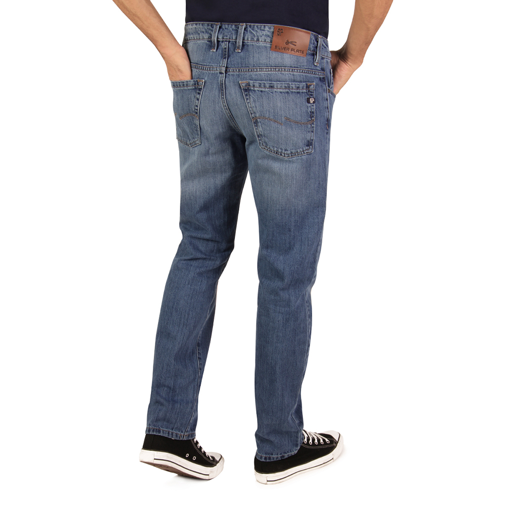 Foto 4 pulgar | Jeans Silver Plate Crotch Rigido 1825 Color  Super Stone Slim Fit