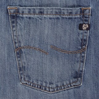 Foto 4 | Jeans Silver Plate Crotch Rigido 1825 Color Super Stone Slim Fit