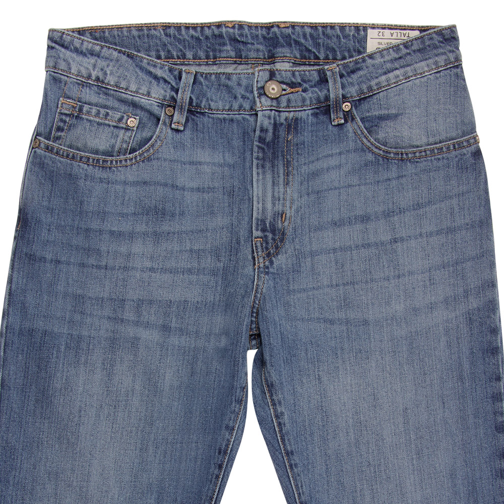 Foto 7 pulgar | Jeans Silver Plate Crotch Rigido 1825 Color  Super Stone Slim Fit