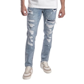 Foto 1 | Pantalón Slim Straight Hombre Balam Bl1200 Azul