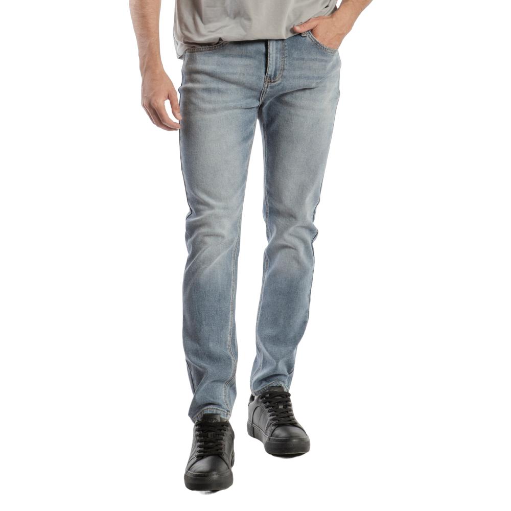 Foto 1 | Pantalón Slim Straight Hombre Balam Bl1191 Azul