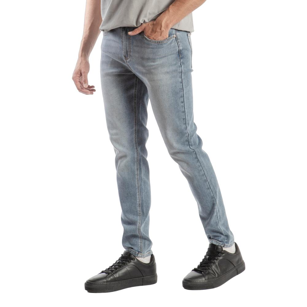 Foto 4 pulgar | Pantalón Slim Straight Hombre Balam Bl1191 Azul
