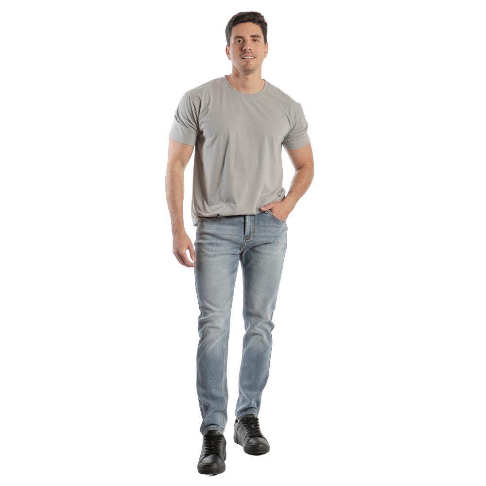Foto 5 pulgar | Pantalón Slim Straight Hombre Balam Bl1191 Azul