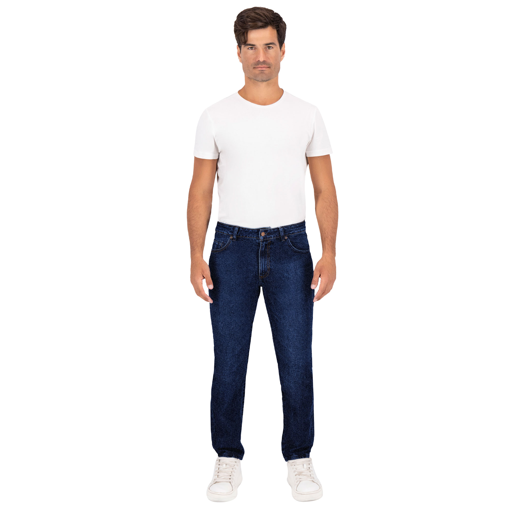 Foto 4 pulgar | Pantalón Slim Britos Jeans Hombre Mezclilla Azul 803699