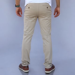 Foto 3 | Pantalón Slim Fit Gabardina Arena