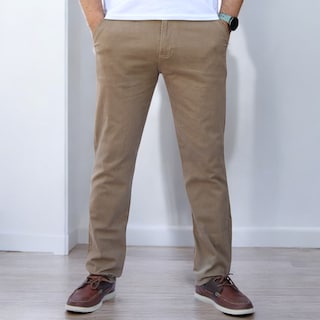 Foto 2 | Pantalón Slim Fit Gabardina Caqui