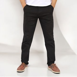 Foto 1 | Pantalón Slim Fit Gabardina Negro