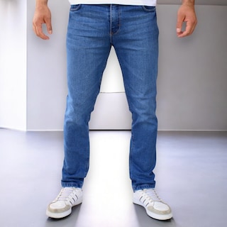 Foto 1 | Pantalón Slim Fit Mezclilla Azul Stone