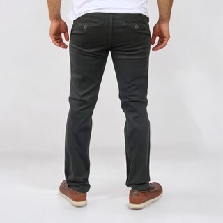 Foto 3 | Pantalón Slim Fit Gabardina Gris Oscuro