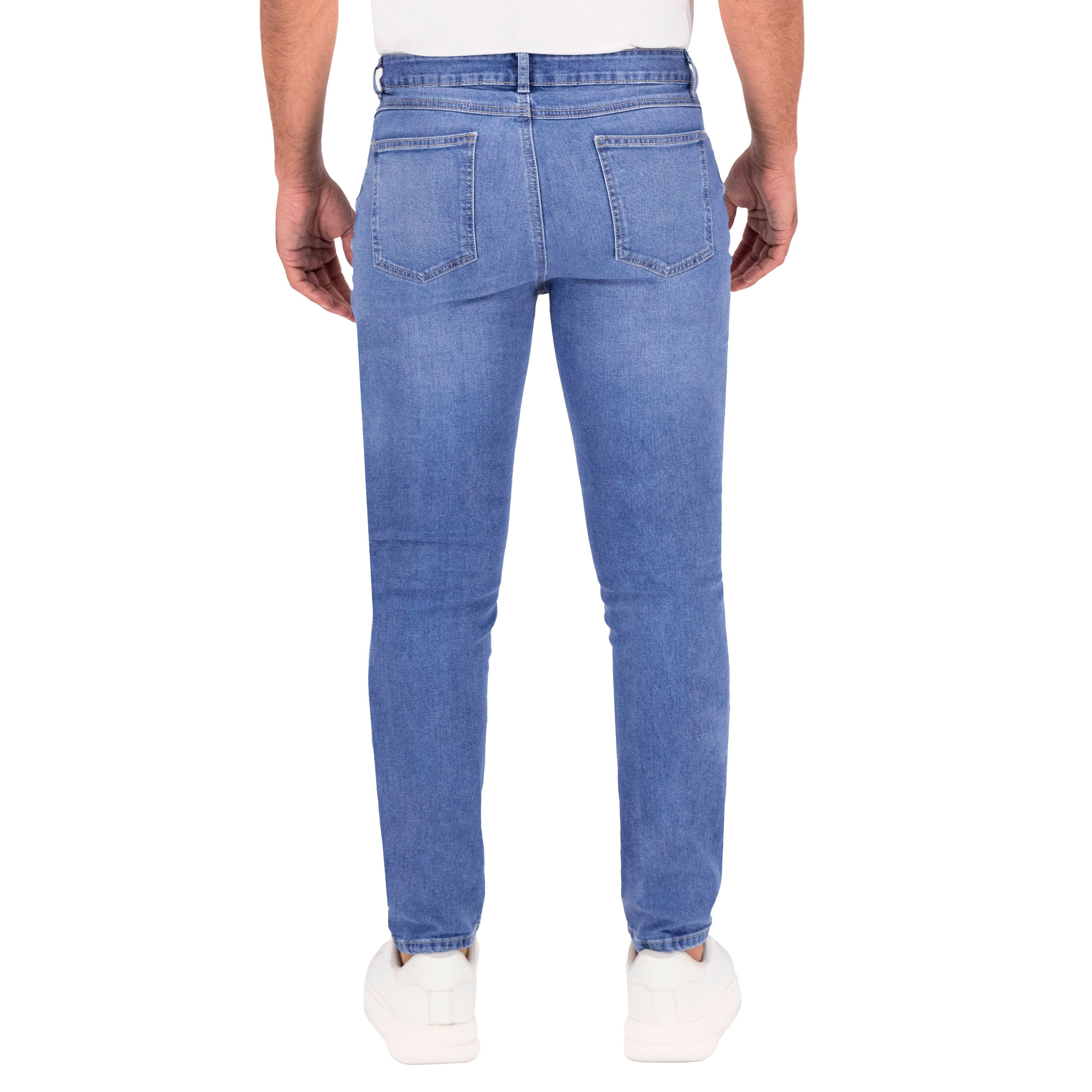 Foto 3 pulgar | Pantalón Slim Britos Jeans Hombre Mezclilla Azul 803698