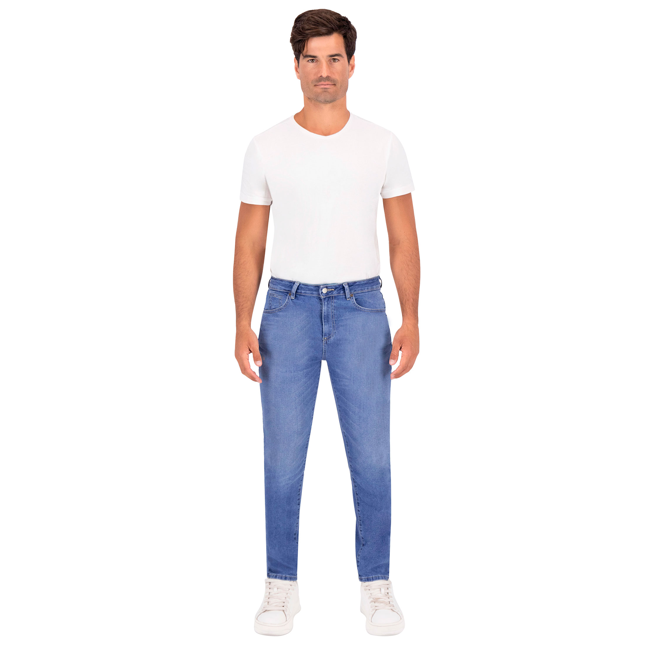 Foto 4 pulgar | Pantalón Slim Britos Jeans Hombre Mezclilla Azul 803698