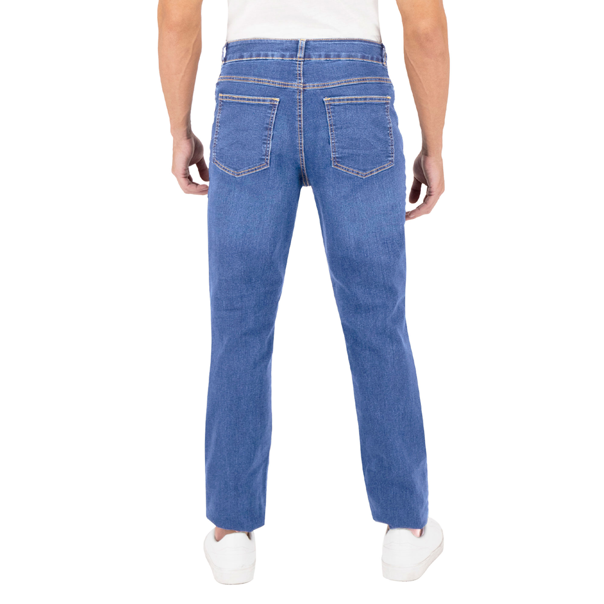 Foto 3 pulgar | Pantalón Slim Britos Jeans Hombre Mezclilla Azul 803700