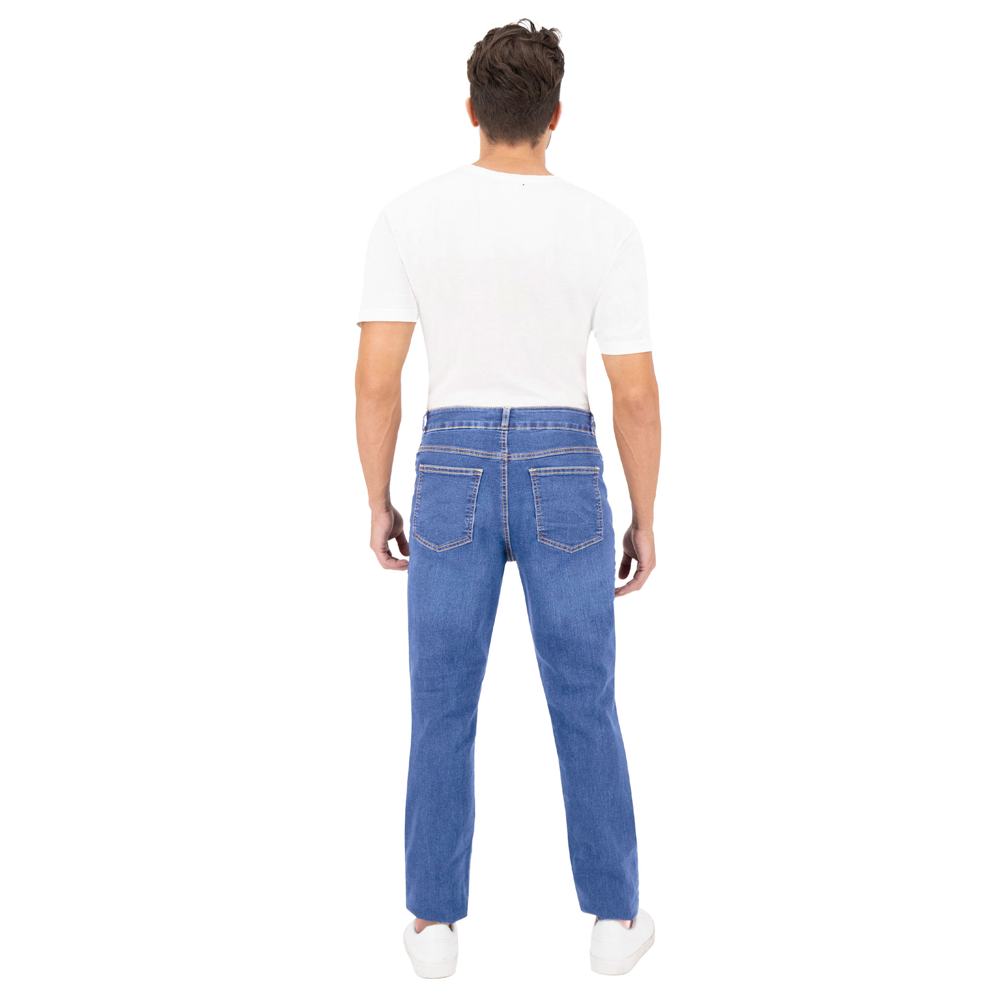 Foto 5 pulgar | Pantalón Slim Britos Jeans Hombre Mezclilla Azul 803700