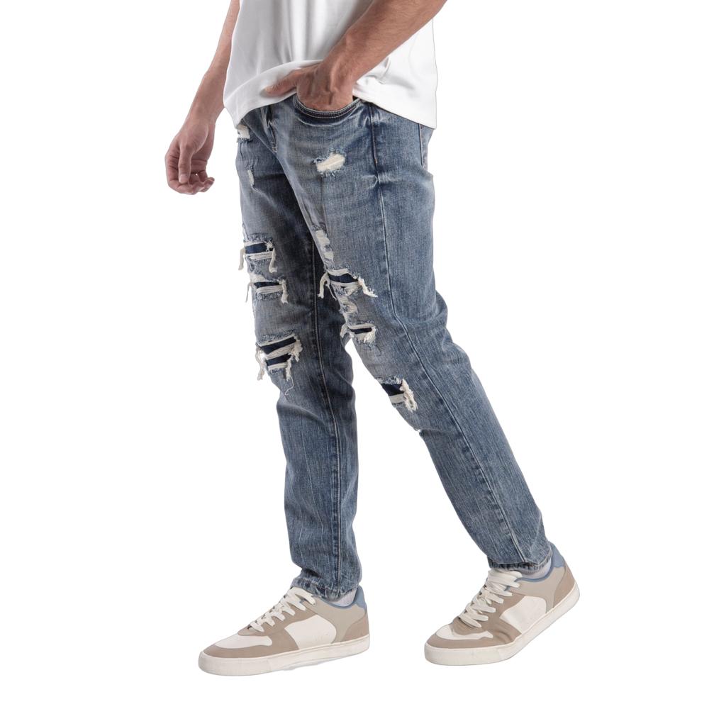 Foto 3 | Jeans Slim Straight Hombre Balam Bl1072 Azul