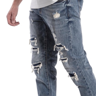Foto 4 | Jeans Slim Straight Hombre Balam Bl1072 Azul
