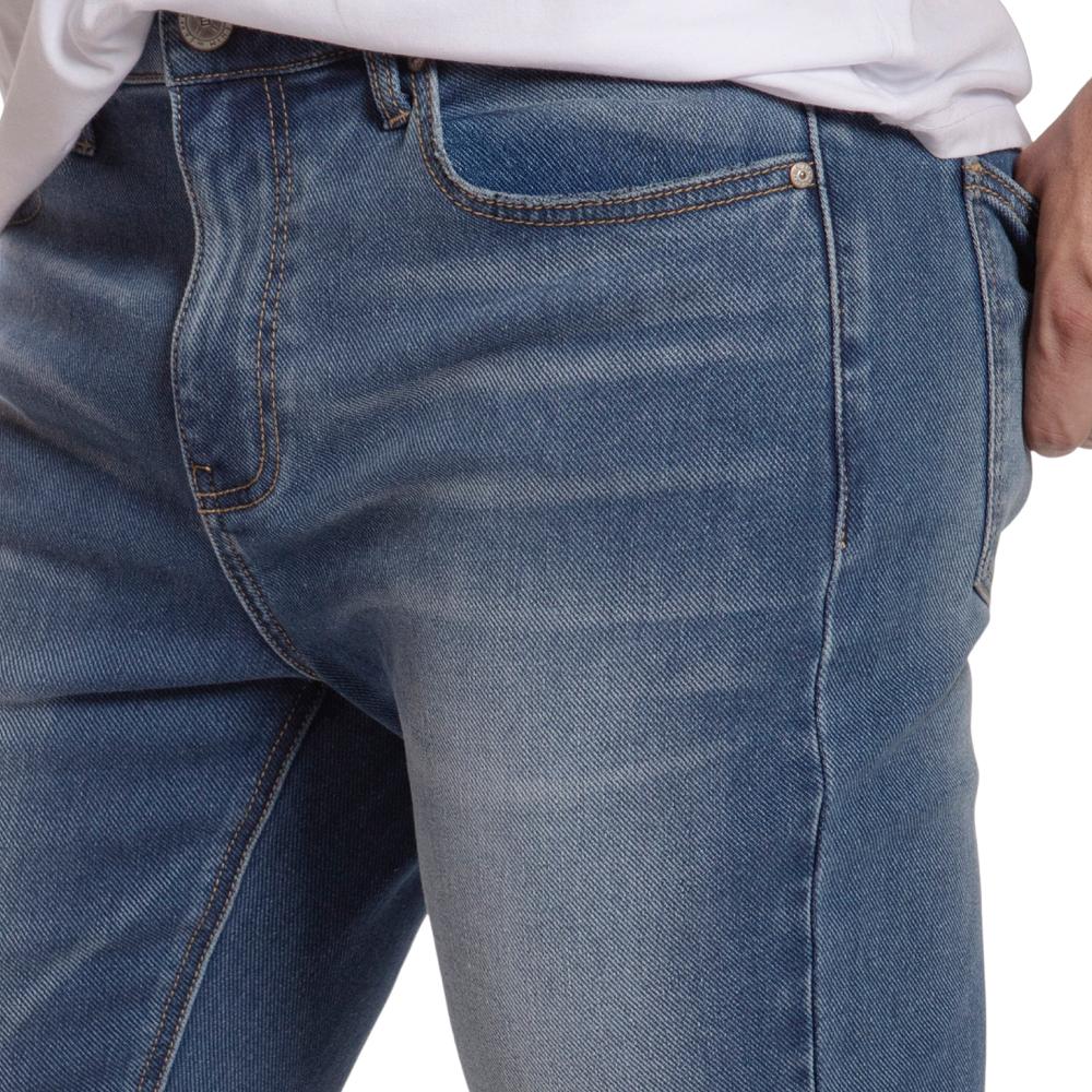 Foto 3 pulgar | Jeans Slim Straight Hombre Balam Bl1186 Azul