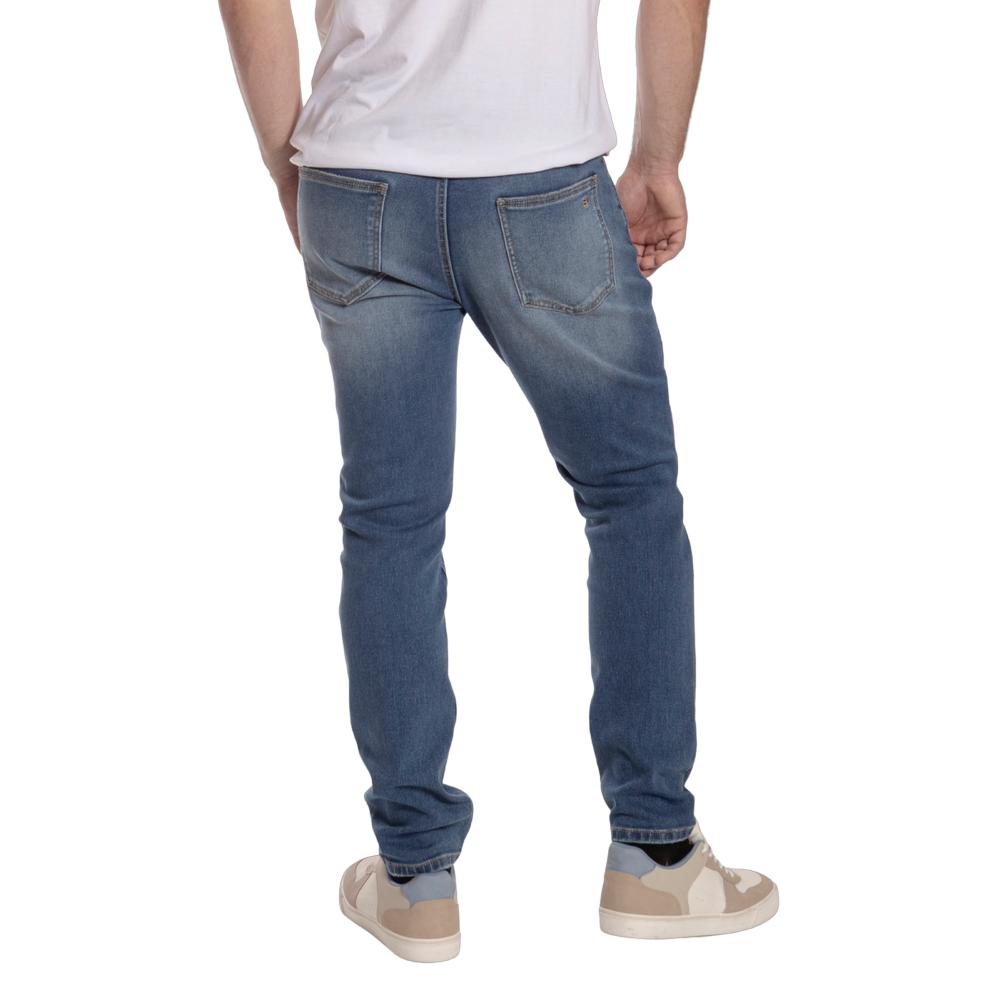 Foto 5 pulgar | Jeans Slim Straight Hombre Balam Bl1186 Azul