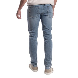 Foto 2 | Jeans Slim Straight Hombre Balam Bl1190 Azul