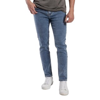 Foto 1 | Jeans Slim Straight Hombre Balam Bl1197 Azul