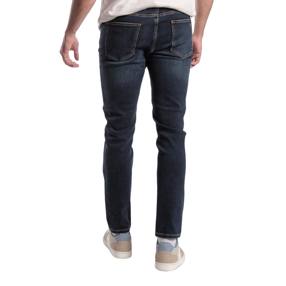 Foto 3 pulgar | Jeans Slim Straight Hombre Balam Bl1196 Azul Oscuro