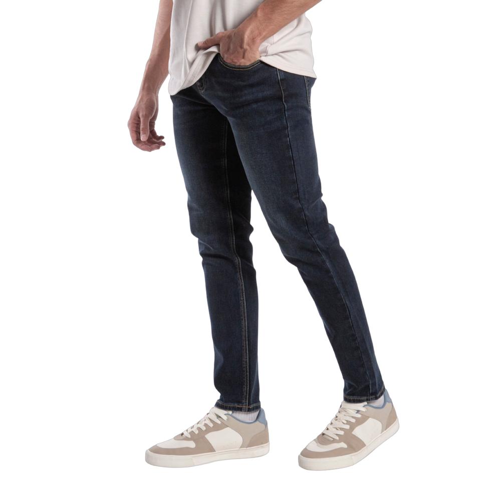 Foto 4 pulgar | Jeans Slim Straight Hombre Balam Bl1196 Azul Oscuro