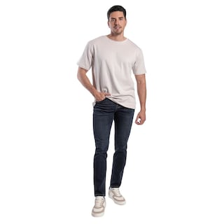 Foto 5 | Jeans Slim Straight Hombre Balam Bl1196 Azul Oscuro