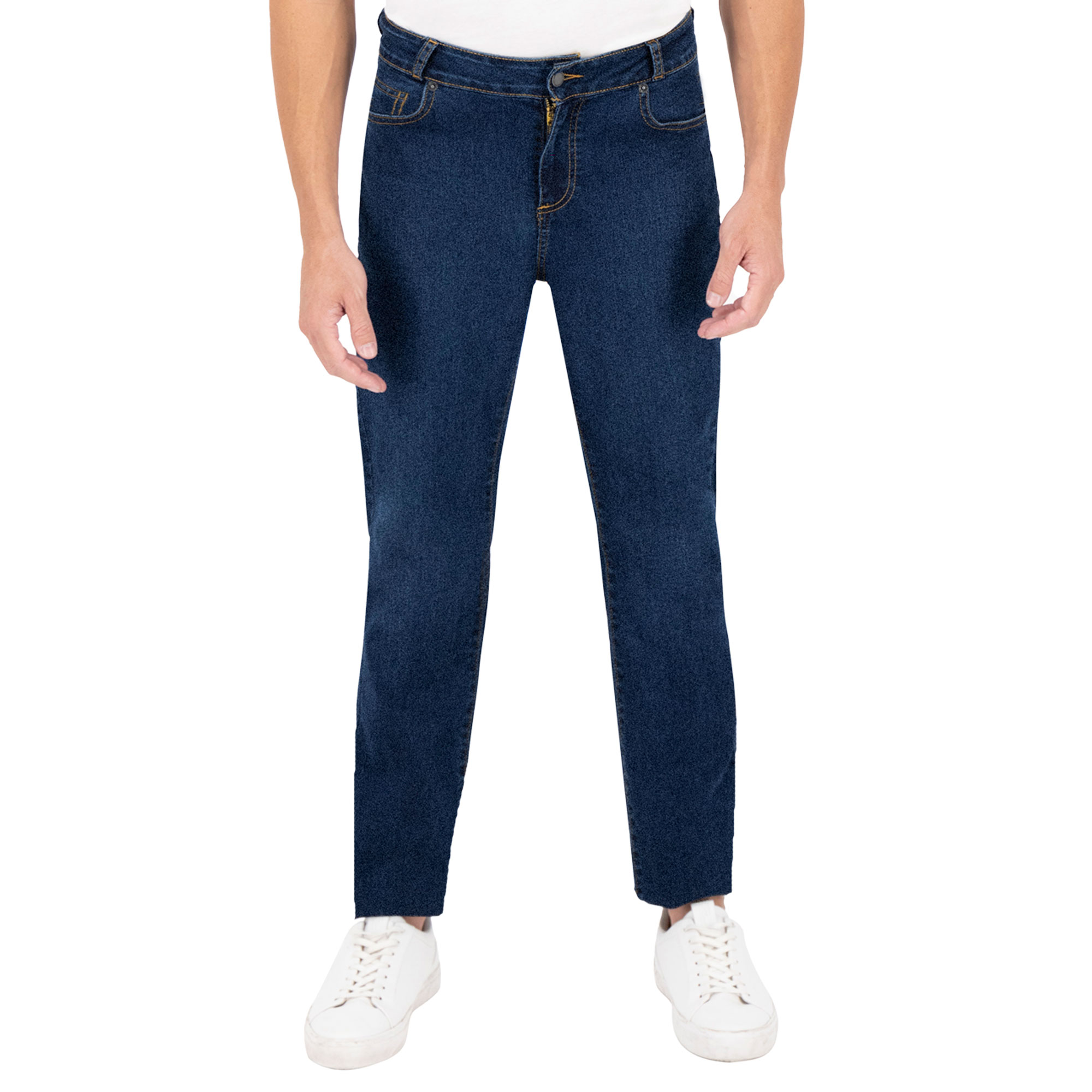 Pantalón Slim Britos Jeans Hombre Mezclilla Azul 803811