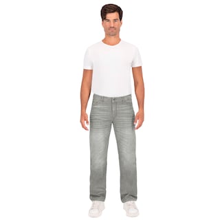 Foto 3 | Pantalón Slim Britos Jeans Hombre Mezclilla Gris 803776