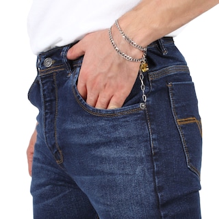Foto 2 | Pantalón De Hombre Slim Fit Azul Oscuro