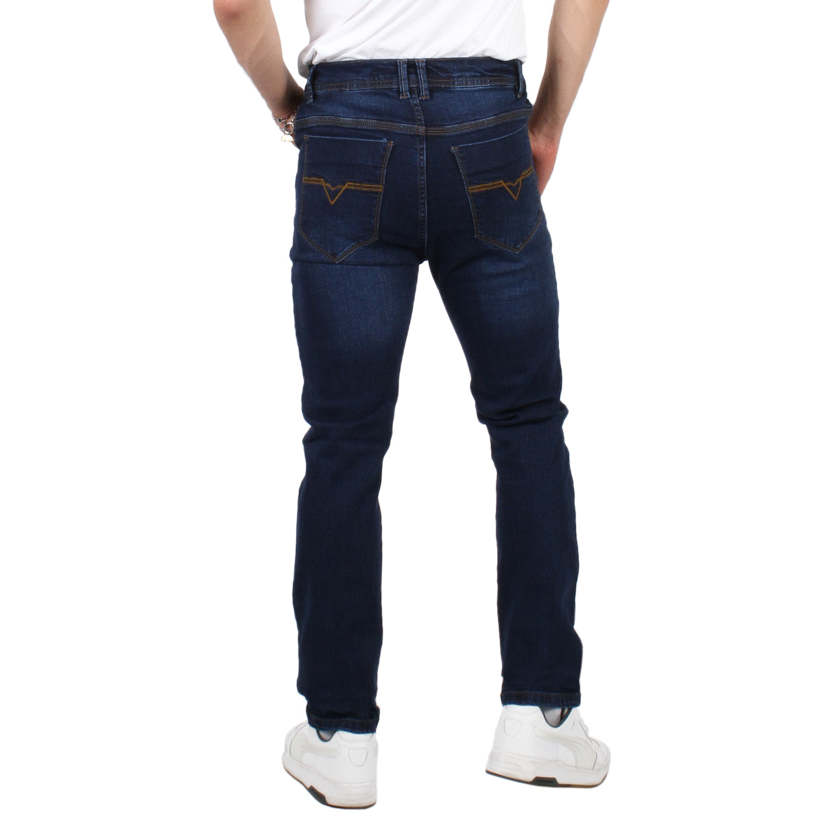 Foto 4 pulgar | Pantalón De Hombre Slim Fit Azul Oscuro