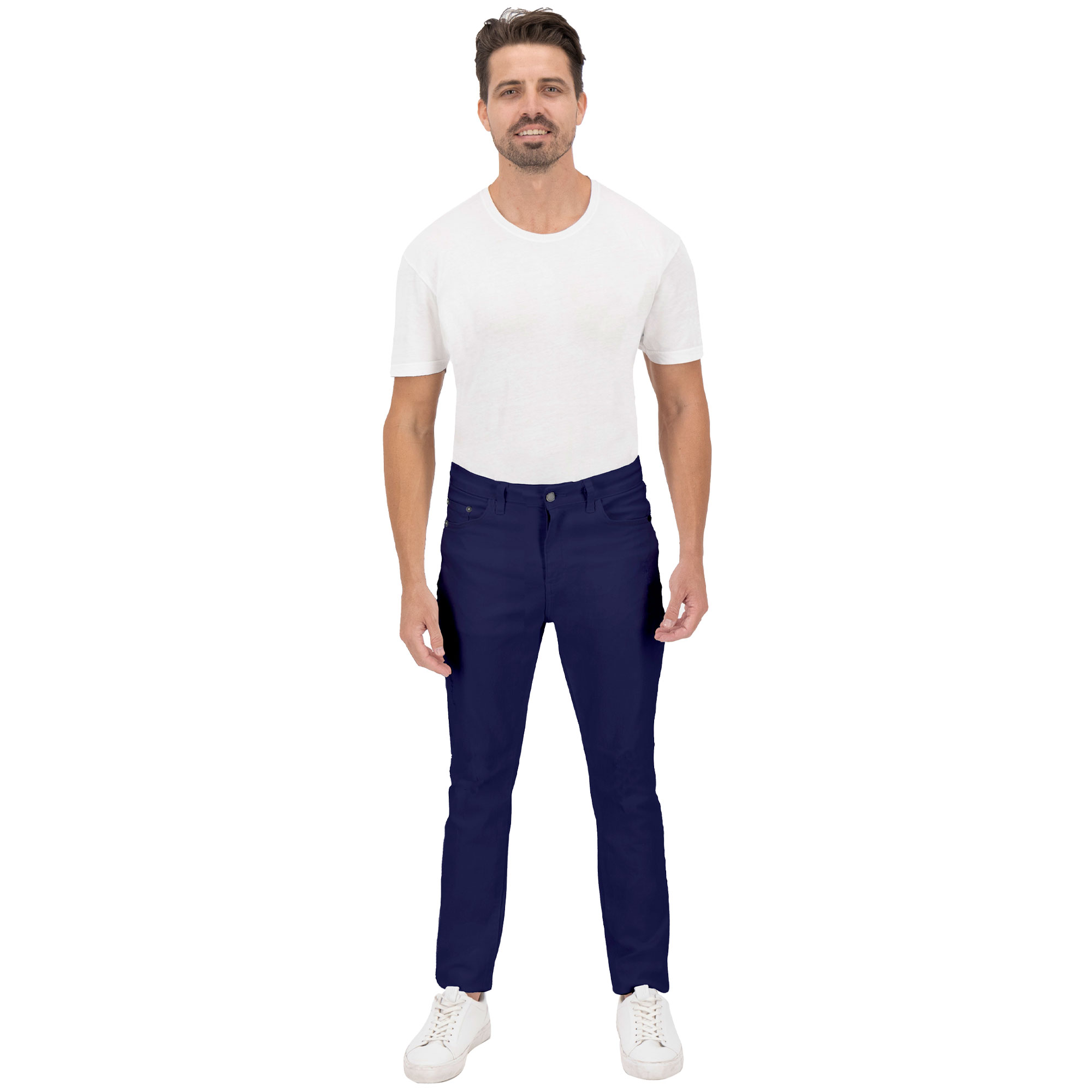 Foto 4 pulgar | Pantalón Slim Britos Jeans Hombre Gabardina 803820
