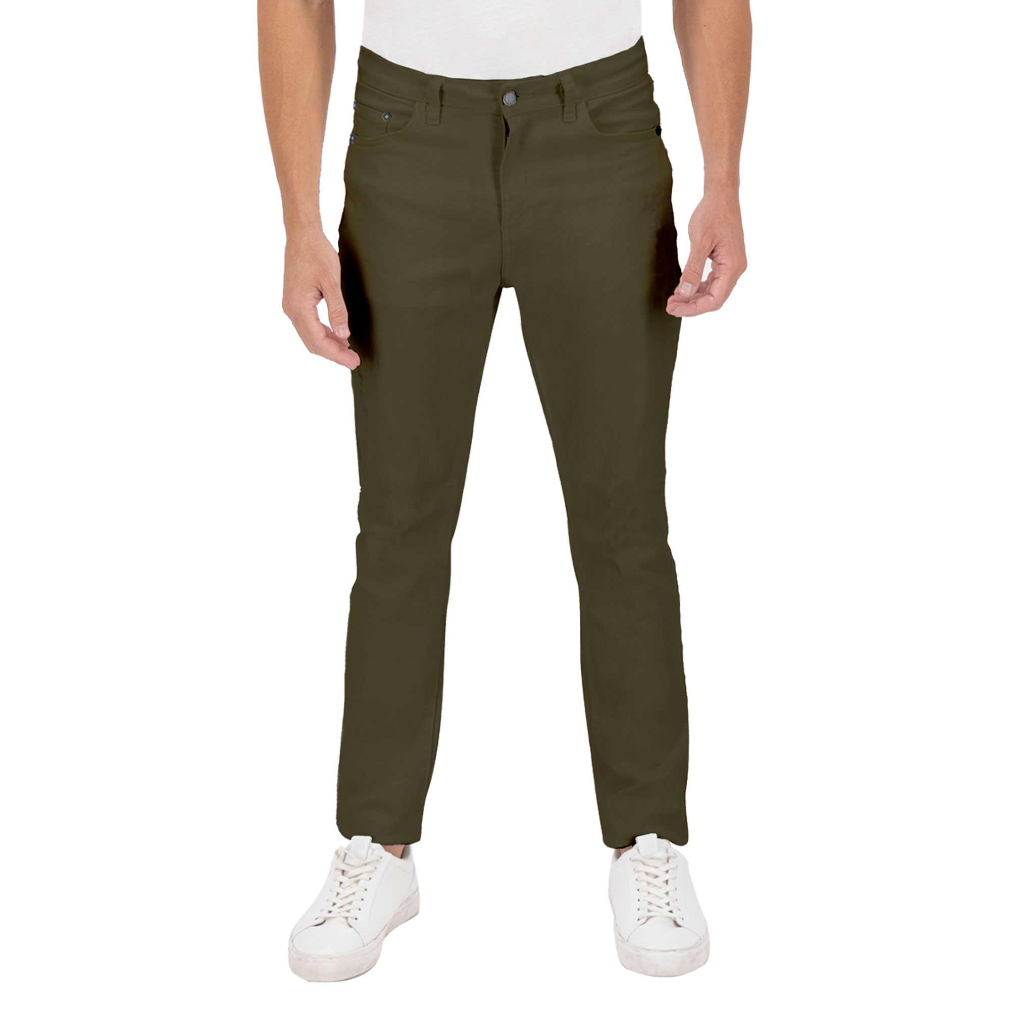 Foto 2 pulgar | Pantalón Slim Britos Jeans Hombre Gabardina 803819