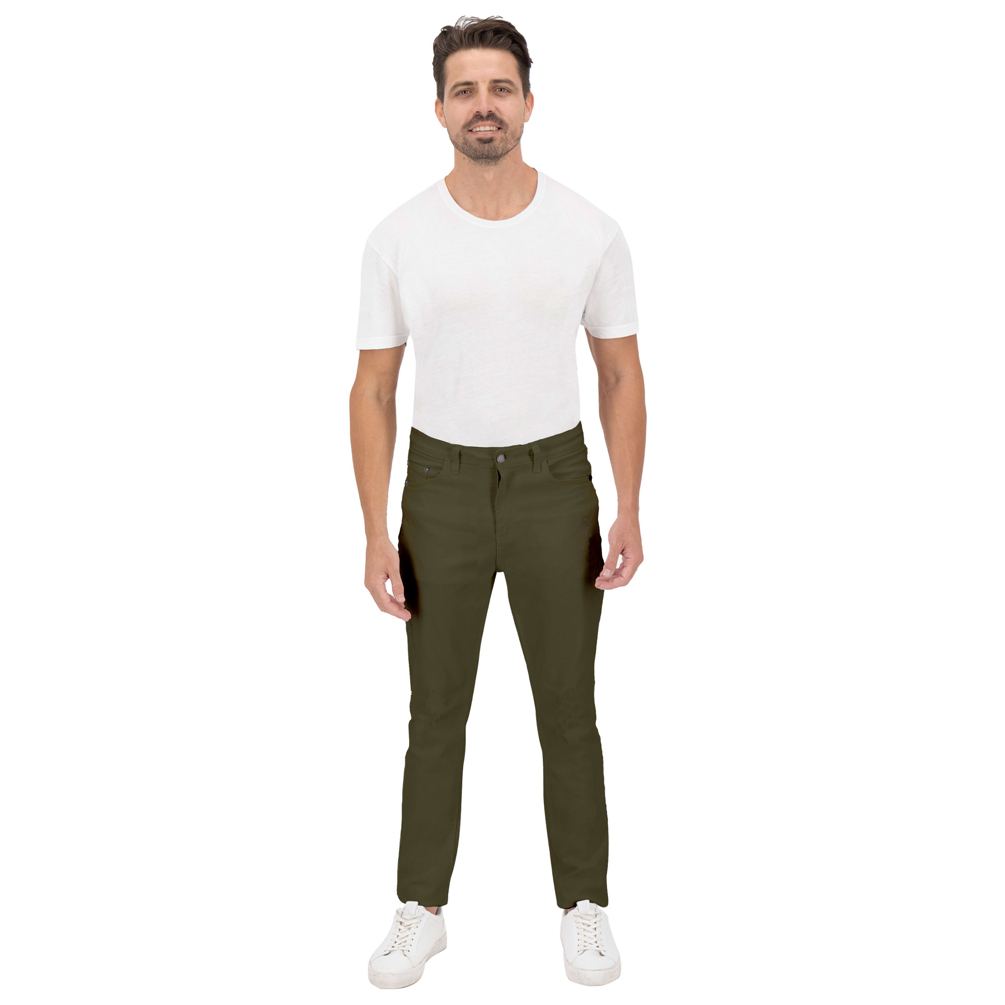 Foto 4 pulgar | Pantalón Slim Britos Jeans Hombre Gabardina 803819