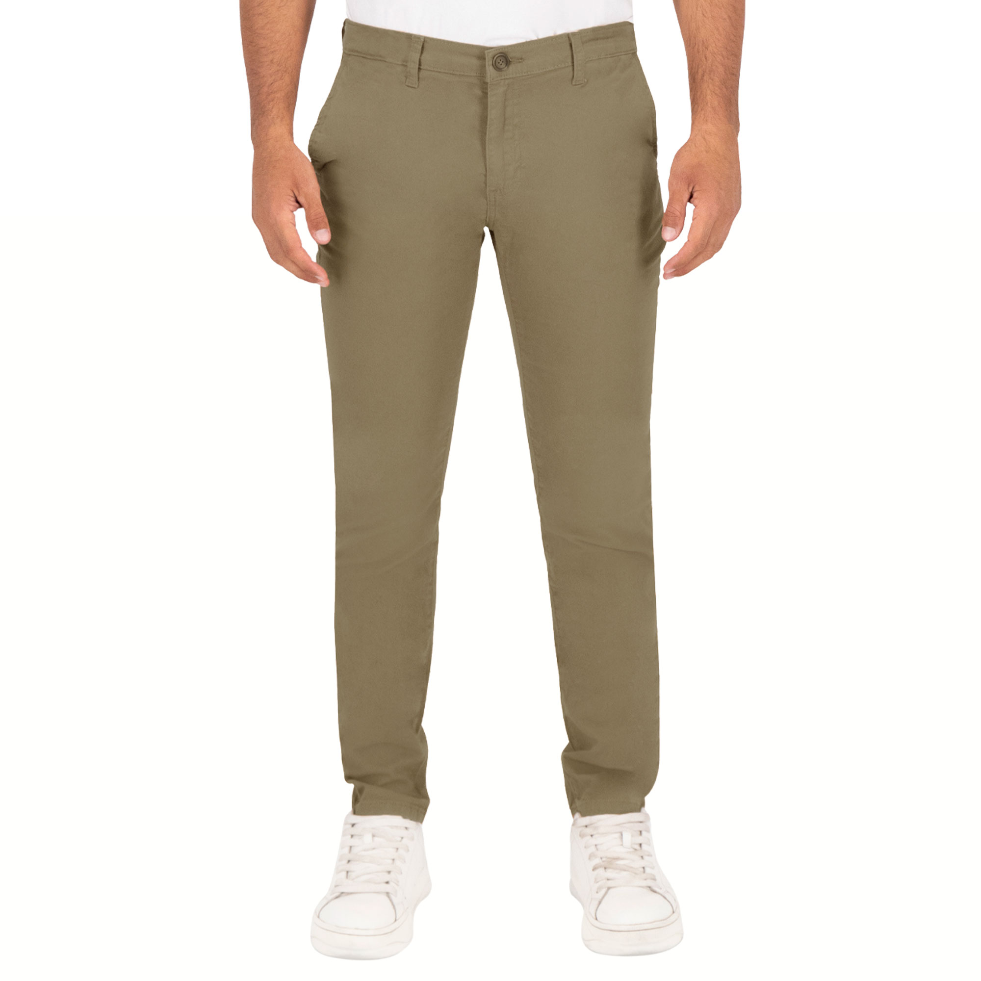Foto 2 pulgar | Pantalón Chino Slim Britos Jeans Hombre Gabardina 803814
