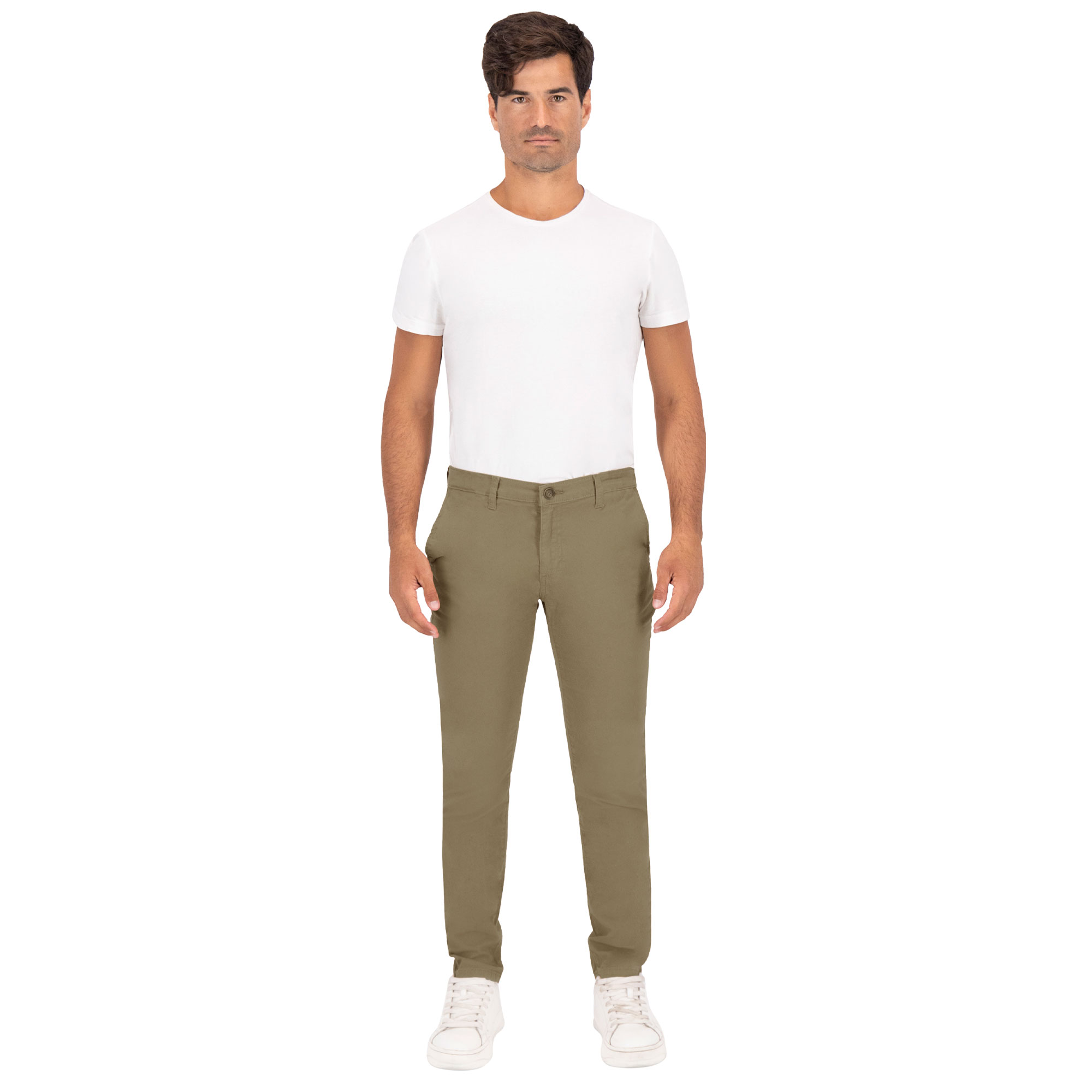 Foto 4 pulgar | Pantalón Chino Slim Britos Jeans Hombre Gabardina 803814