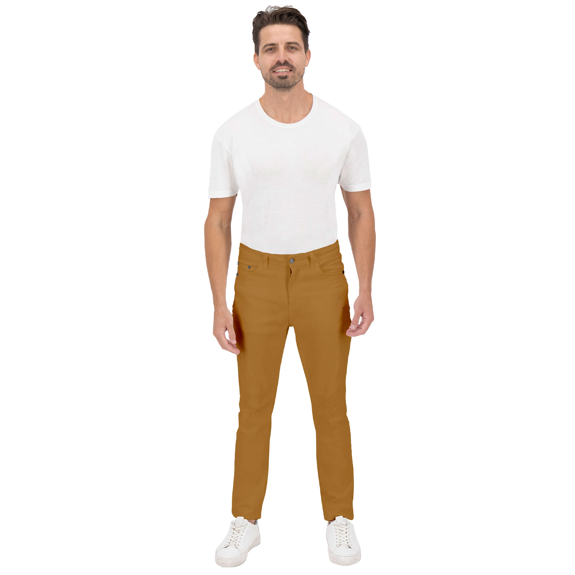 Foto 4 pulgar | Pantalón Slim Britos Jeans Hombre Gabardina 803821