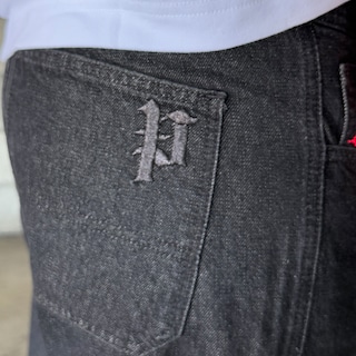 Foto 3 | Jeans De Pierna Recta Color Negro