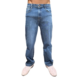 Foto 1 | Jeans De Hombre Azul Medio Recto