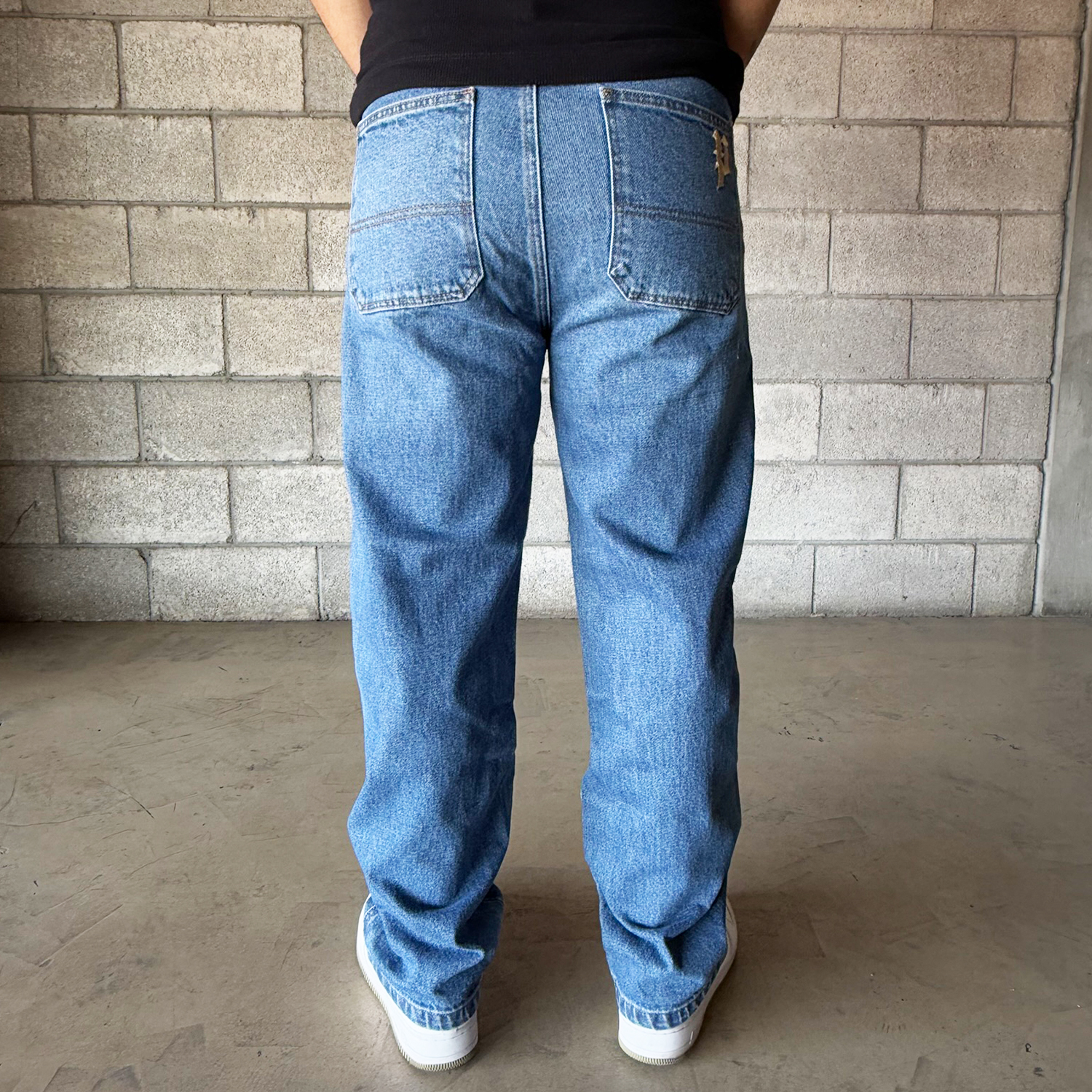Foto 2 | Jeans De Hombre Azul Medio Recto