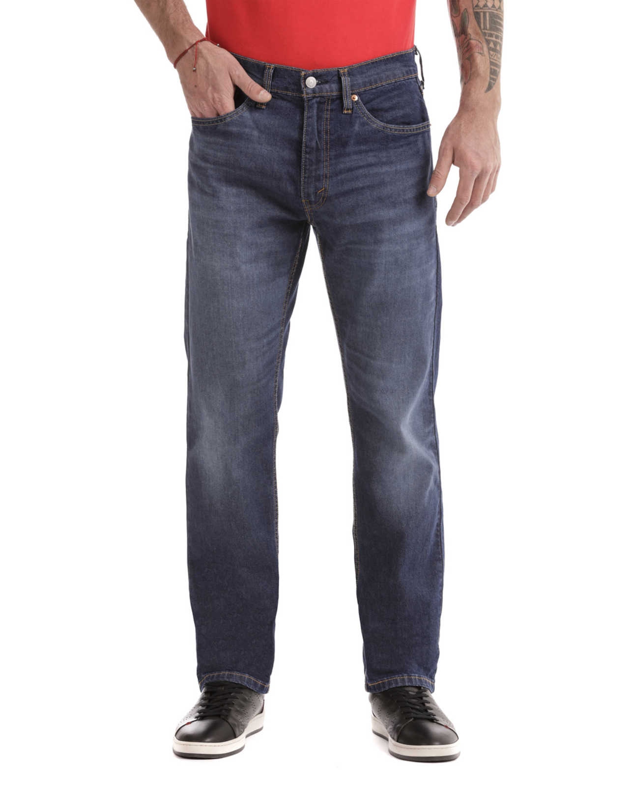 Jeans Levi's 505 Regular color Azul para Hombre