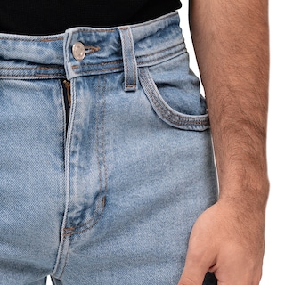 Foto 4 | Jeans de Mezclilla MCHK Azules 8026 Corte Recto Tiro Alto para Caballero