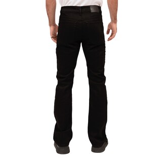 Foto 3 | Jeans de Mezclilla MCHK 8030 Negros Corte Recto Costuras Resaltadas