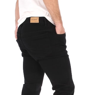 Foto 5 | Jeans Pantalon Negro Para Hombre Corte Recto