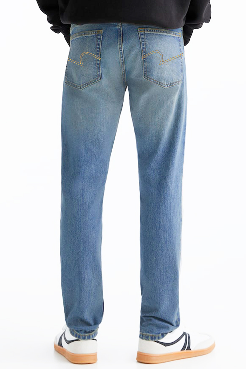 Foto 2 | Jeans Shendy Vendy Rectos Strech para Hombre
