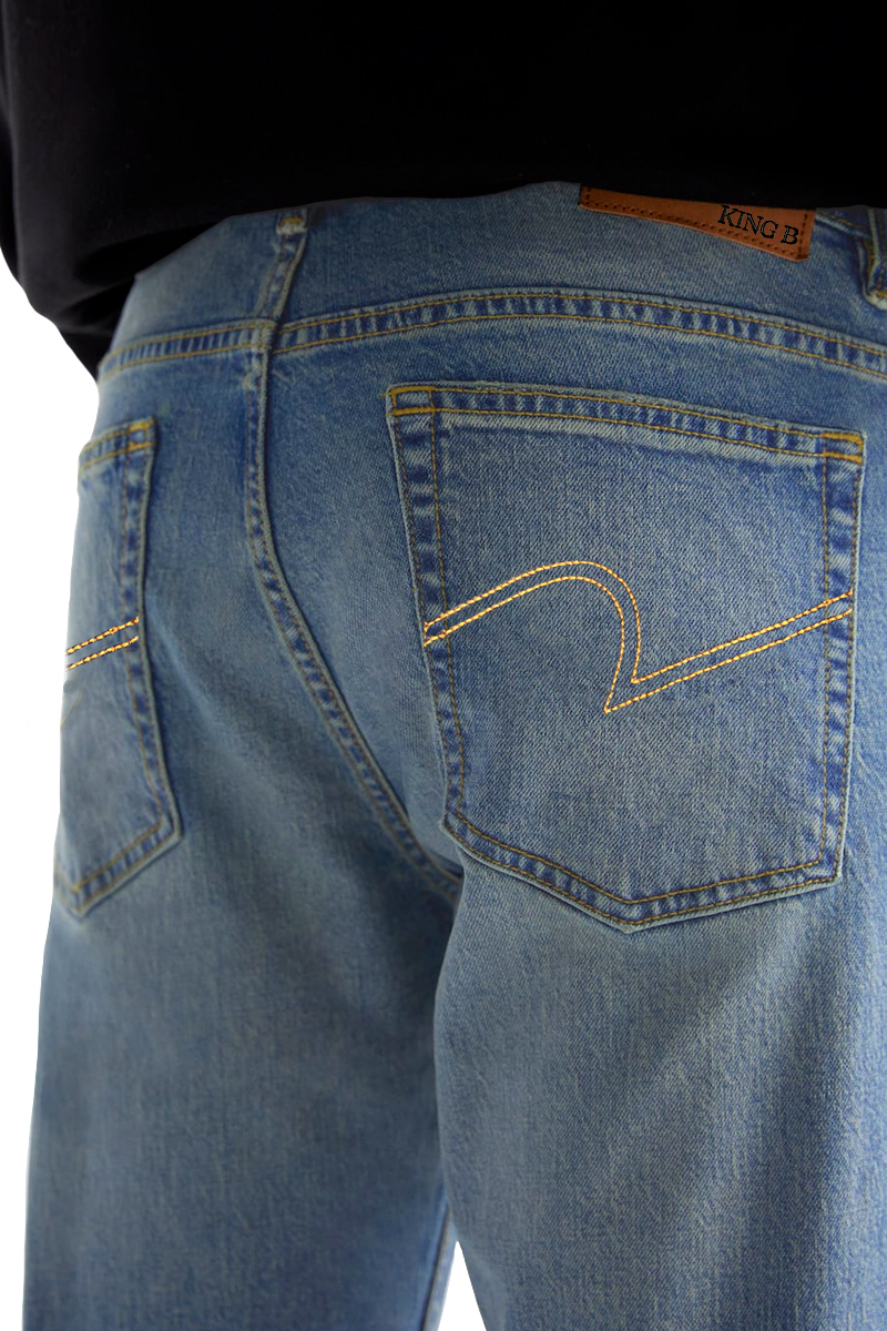 Foto 6 pulgar | Jeans Shendy Vendy Rectos Strech para Hombre
