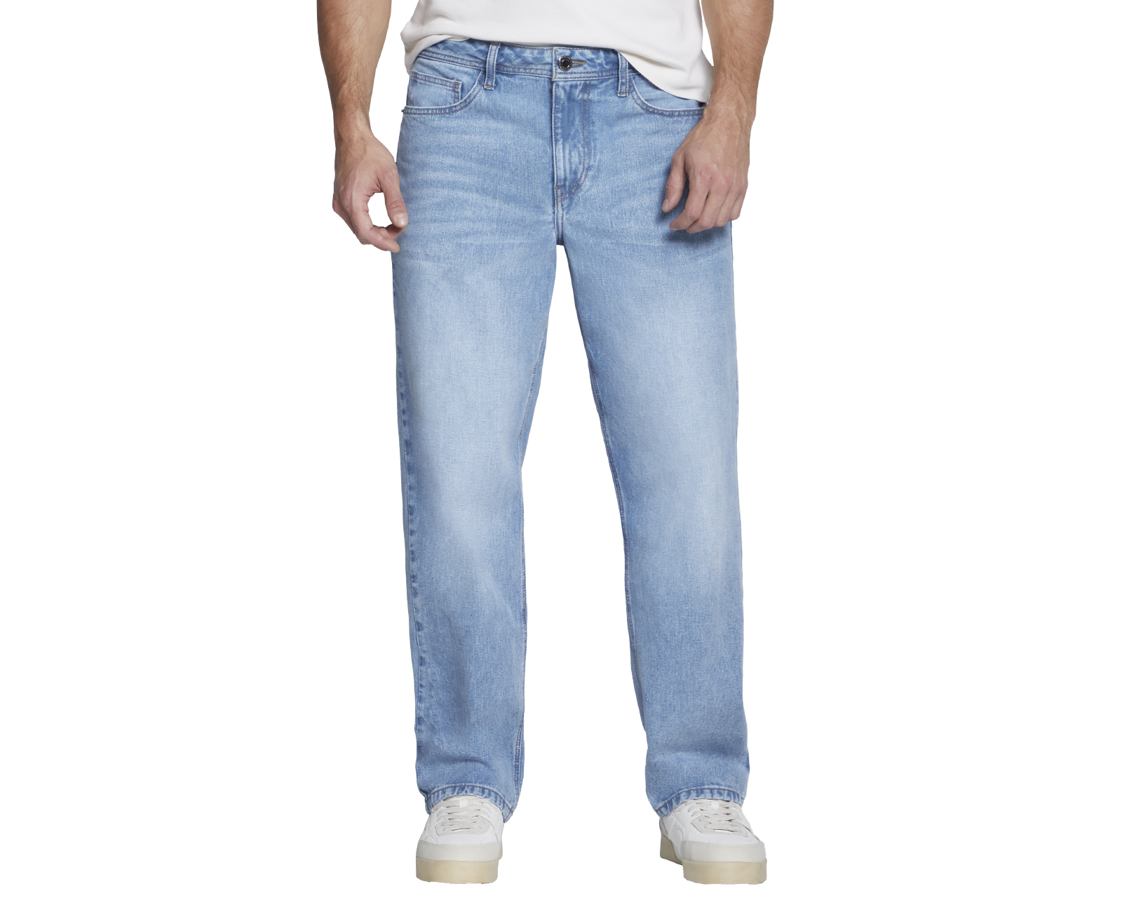 Jeans Hombre Pantalon Mezclilla Recto Amplio Cintura Regular Seven Jeans