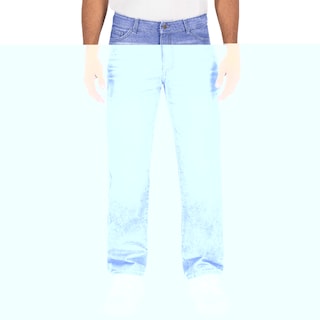 Foto 1 | Pantalón Recto Britos Jeans Hombre Mezclilla Azul 803702