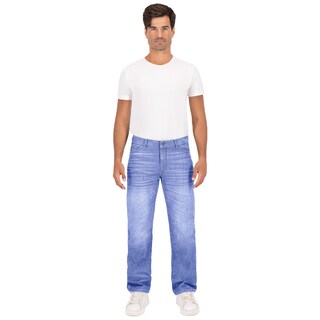 Foto 3 | Pantalón Recto Britos Jeans Hombre Mezclilla Azul 803702