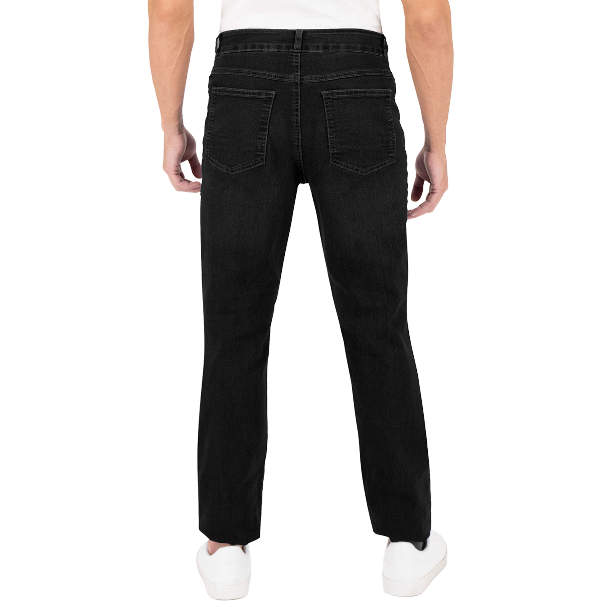 Foto 3 pulgar | Pantalón Recto Britos Jeans Hombre Mezclilla Negro 803775